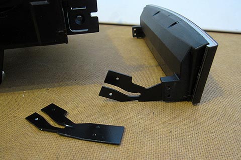 Кинематика. Изменение крепления ящичка. Car-PC для Mercedes E Class, W 211, Audio 20.