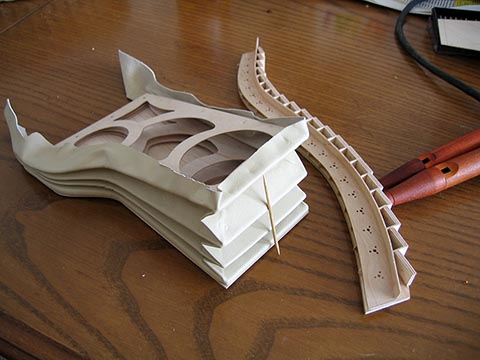 Напольные часы(grandfather clock). Авторская работа Александра Бабеля. Сборка кожаных мехов.