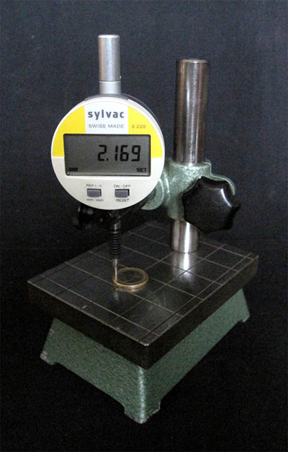 Hasco measuring table with precision digital indicator Sylvac S229