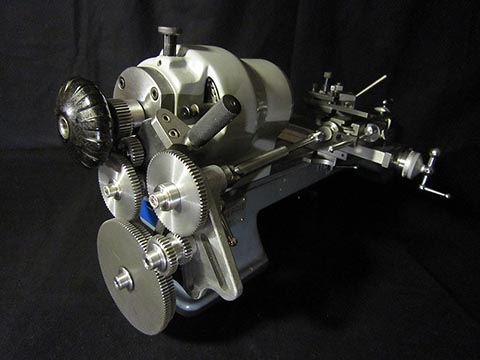 Gewindeschneidapparat Schaublin 70, offene Spindel, 30 Gänge pro Zoll.