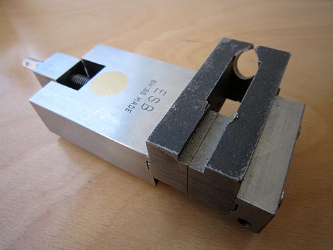 ESB precision parallel toolmaker's vise (Swiss Made) before modification.